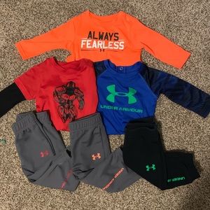Long sleeve Under Armour onesies w/ pants